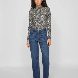 VIKELLY JAF HW STRAIGHT JEANS-NOOS
