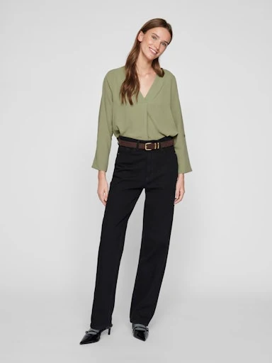 VIJOSA 3/4 V-NECK TOP - NOOS - Bild 3
