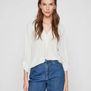 VIJOSA 3/4 V-NECK TOP - NOOS