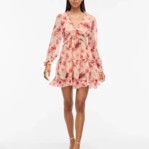 VIEMSA L/S SHORT DRESS/DC/KA