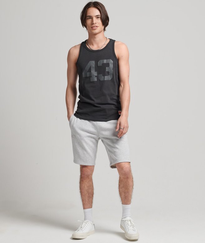 Jersey-shorts i Organic Cotton med Vintage-logotyp - Bild 3