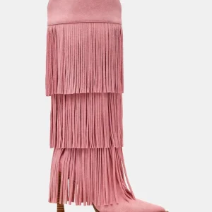 Kinzee Fringe rosa mocka