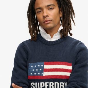 Vintage Athletic Knit Jumper